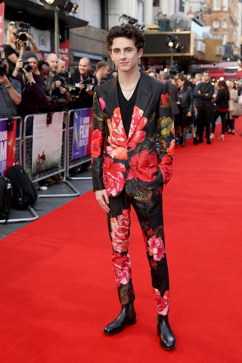 Illustration for article titled Timothée Chalamet's Harry Styles Transformation Is Complete